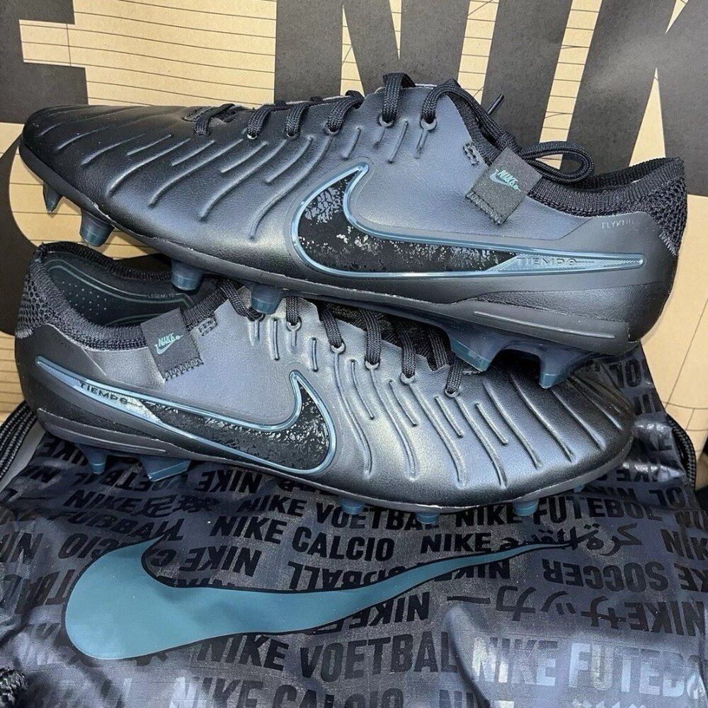 NEW Nike Legend 10 Elite FG 'Black Deep Jungle' DV4328-002 Size 7.5 Cleats